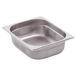 GN container GN 2/3 x 65 mm | stainless steel TOP LINE | base and sides perforated product photo  L