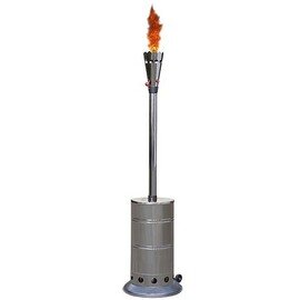 Party gas torch, TS 010, stainless steel, exclusive product photo
