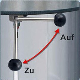 W20-198009-KGM Nachrüstsatz Handrückenbedienung für mobile Handwaschbecken  ES-6-T, ES-6-T-W product photo