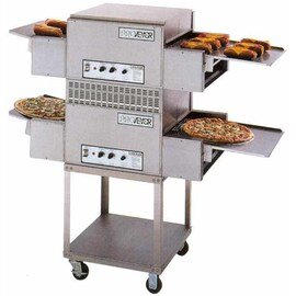 conveyor ovens Proveyor 318HX | 2 ovens with base frame | infrared oven 6200 watts 380 volts | opening width 460 mm product photo