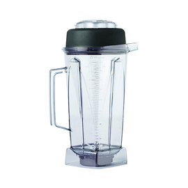 2.0 liter standard high-impact container with lid and wet blade product photo