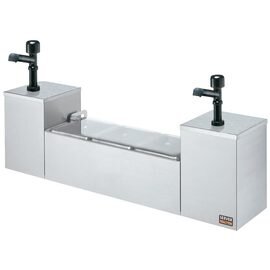 sauce station SOLUTION gastronorm 2 x 3.8 ltr  L 852 mm  H 435 mm | suitable for 3 x GN 1/6 product photo