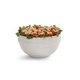 serving bowl 700 ml stainless steel round with relief double-walled Ø 144 mm H 76 mm product photo