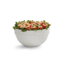 serving bowl 9600 ml stainless steel round with relief Ø 350 mm double-walled H 175 mm product photo