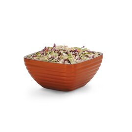 serving bowl 700 ml stainless steel square with relief double-walled L 139 mm W 139 mm H 70 mm product photo