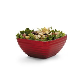 serving bowl 1700 ml stainless steel square with relief double-walled L 184 mm W 184 mm H 87 mm product photo