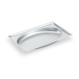 GN container GN 1/1  x 100 mm stainless steel oval product photo