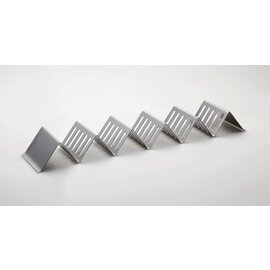 baguette holder 359 stainless steel | 5 shelves | 465 mm  x 100 mm  H 55 mm product photo