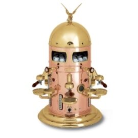 Espressomaschine 3 VERTICALE, model Belle Epoque &quot;, 3 brewing group, copper / brass &amp; bakelite, fully automatic product photo