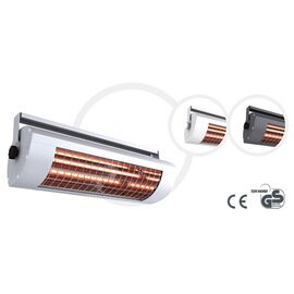 infrared radiant heater 1400 titanium coloured for wall- and | ceiling mounting 1.4 kW pull switch  L 444 mm product photo