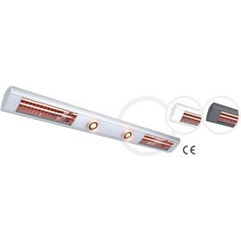 infrared radiant heater 2800 Licht-Wärme with built-in spotlights titanium coloured for wall- and | ceiling mounting 2.8 kW  L 4000 mm product photo