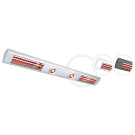 infrared radiant heater 2800 Licht-Wärme with built-in spotlights titanium coloured for wall- and | ceiling mounting 2.8 kW  L 1500 mm product photo
