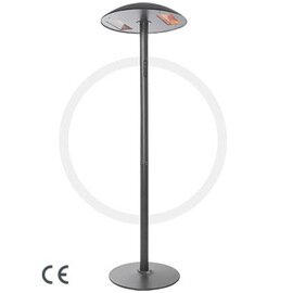 patio heater Sundowner anthracite floor model 8 kW product photo