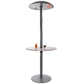 patio heater Sundowner with a table anthracite floor model 2.8 kW product photo