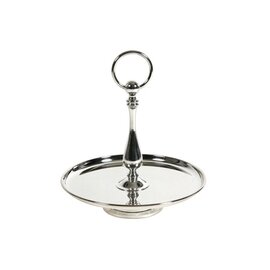 Cake stand with ring, Ø 34 cm, H 26 cm, silver plated product photo