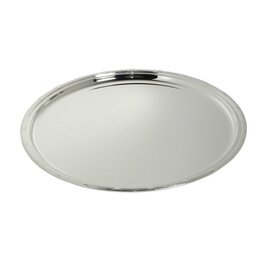 Buffet plate oval with decorated edge and handles, silver plated, 50 x 38 cm product photo