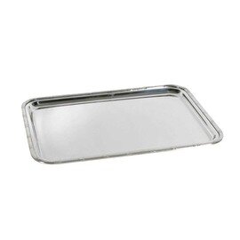 Buffet plate rectangular with decorated edge and handles, silver plated, 55 x 41 cm product photo