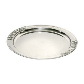 Buffet plate &quot;Frutta&quot; with border decoration, round, silver plated, Ø 80 cm product photo