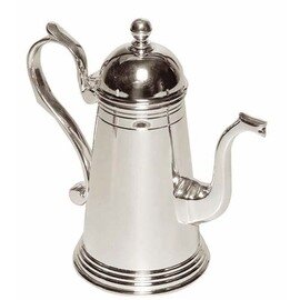 Coffee pot, &quot;Inglese&quot;, H 20 cm, Ø 10 cm, 0,8 L, silver plated product photo