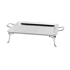 Buffet stand with handles, rectangular, silver plated, 50 x 42 cm product photo