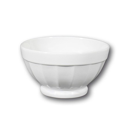 bowl 630 ml NAPOLI Costolato porcelain white with relief Ø 140 mm H 75 mm product photo