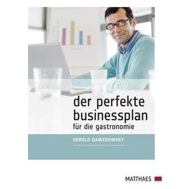 The perfect business plan for gastronomy  • publisher Matthaes  | number of pages 152 product photo