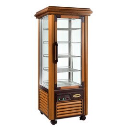 refrigerated chocolate vitrine 400 F pral PRAL walnut coloured|light 400 ltr 230 volts | 5 shelves product photo
