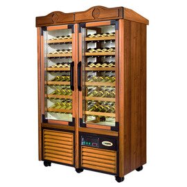 Wine cabinet Cantina 2S, color: walnut light product photo