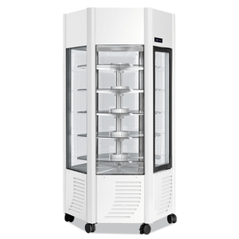 panorama freezer vitrine ERGE BT BT LED white 230 volts | 5 shelves product photo