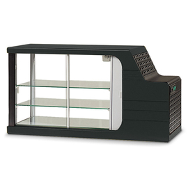 panorama vitrine PICCOLO black 120 ltr 230 volts | 3 shelves product photo