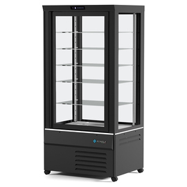 refrigerated panorama vitrine MITHRA L black 890 mm x 710 mm H 1870 mm product photo