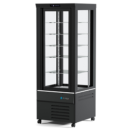 refrigerated panorama vitrine MITHRA M black 690 mm x 720 mm H 1870 mm product photo