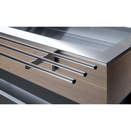 Tray slide, stainless steel, 142 x 18 cm product photo
