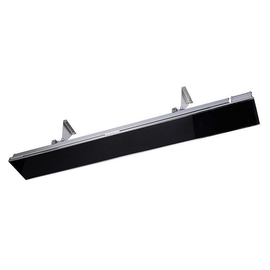 infrared radiant heater RELAX GLASS IRA IP65 3 kW black for wall- and | ceiling mounting product photo