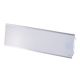 infrared radiant heater RELAX GLASS IRA IP65 1.2 kW white | silver L 585 mm for wall- and | ceiling mounting product photo