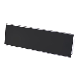 infrared radiant heater RELAX GLASS IRA IP65 1.2 kW black | silver L 585 mm for wall- and | ceiling mounting product photo