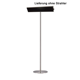 base RELAX GLASS STAND stainless steel H 2100 mm | suitable for RELAX GLASS radiant heater product photo