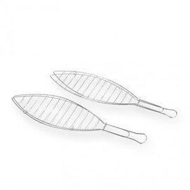 fish roasting pan steel  L 430 mm  B 100 mm 2 pieces product photo