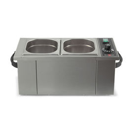 bain marie gastronorm countertop device suitable for 2 x GN 1/6 | 800 watts 230 volts product photo