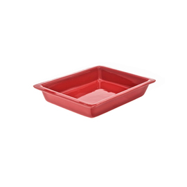 gastronorm bowl ceramics red GN 1/2 x 60 mm product photo