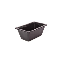 gastronorm bowl ceramics black GN 1/4 x 100 mm product photo