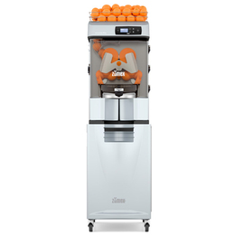 juicer VERSATILE PRO All-in-One with bottle holder silver coloured | fully automatic | 380 watts | hourly output 22 pieces of fruit/min product photo