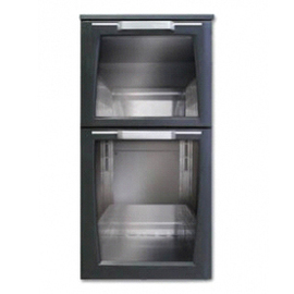 bar fridge FLEXBAR X/5DG41-XHC/MUS-G with illumination 2 drawers product photo