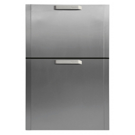 bar fridge FLEXBAR X/5DS41-XHC/MUS stainless steel 2 drawers product photo