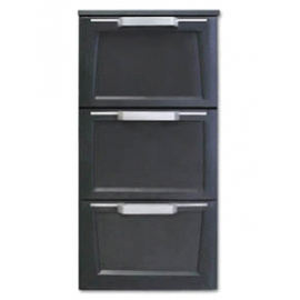 bar fridge FLEXBAR X/6DA41-XHC/MU anthracite 3 drawers product photo