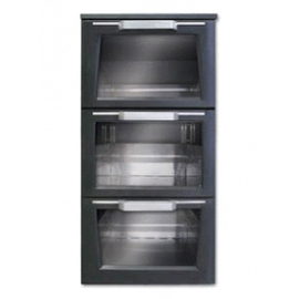 bar fridge FLEXBAR X/6DG41-XHC/MUS-G with illumination 3 drawers product photo