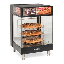 Pizza warming cabinet 1550 watts 120 volts L 559 mm W 559 mm H 829 mm | 3 revolving grids à  Ø 457 mm product photo