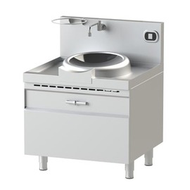 wok stove induction 8 kW | 1 cooking zone incl. 1 wok pan Ø 400 mm product photo