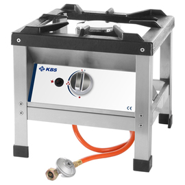 gas-driven stool cooker 6.0 kW incl. gas hose | pressure reducer product photo
