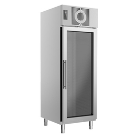 glass doored stainless steel refrigerator KU 721 G | 660 ltr | convection cooling product photo